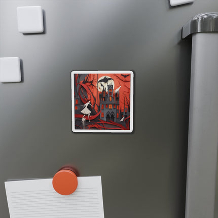 Halloween Night Scene Die-Cut Magnets (5 Sizes)