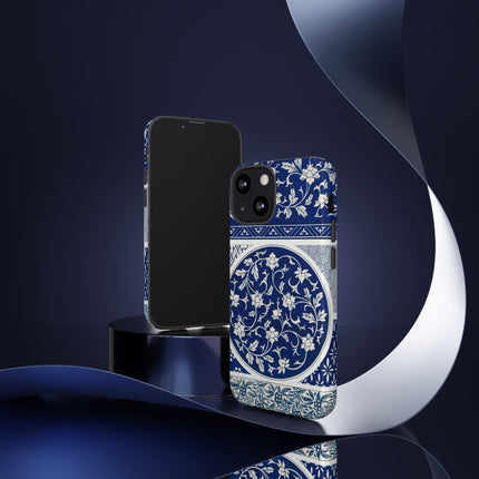 Blue Flower Pattern by Owen Jones Phone Cases
