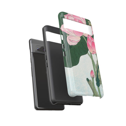 Blooming Lotus Flowers by Ohara Koson Phone Cases
