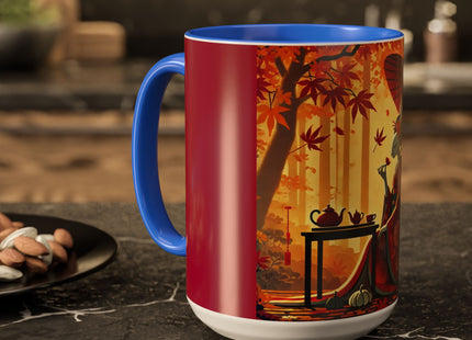 Theatrical Harvest Rabbit Colorful Mugs (11oz, 15oz)