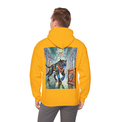 Cyber Panther’s Hunt – Heavy Blend™ Hooded Sweatshirt
