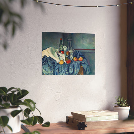 The Peppermint Bottle by Paul Cézanne Matte Horizontal Posters