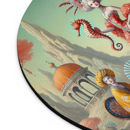 The Seahorse Court Mouse Pad