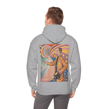 Portrait of Felix Feneon by Paul Signac Heavy Blend™ Hooded Sweatshirt