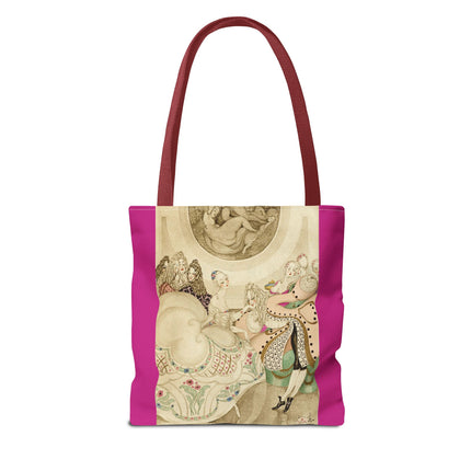 Sur talons rouges by Gerda Wegener Tote Bag (AOP)