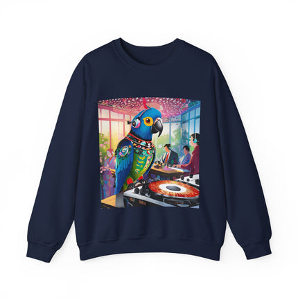 Parrot DJ Unisex Heavy Blend™ Crewneck Sweatshirt