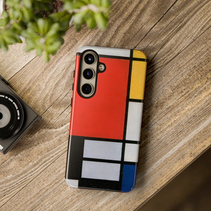 Composition with Red, Yellow, Blue, and Black by Piet Mondrian Phone Cases
