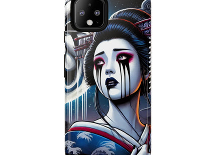 Geisha’s Black Ink Tears Phone Cases