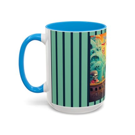Skeleton Crew of the Misty Seas Colorful Mugs (11oz, 15oz)