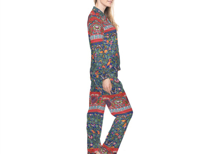 Chinese Ornament by Owen Jones Women's Satin Pajamas (AOP)