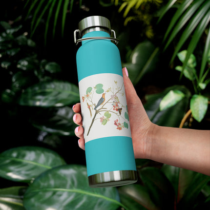 Orange-Headed Ground Thrush by Shaikh Zain al–Din Copper Vacuum Insulated Bottle, 22oz