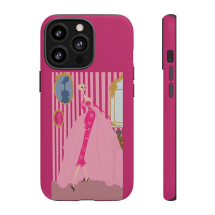 Lady in Pink Phone Case – Graceful Sophistication