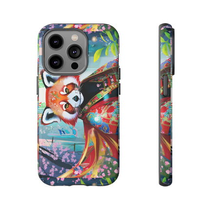 Cybernetic Red Panda Phone Cases