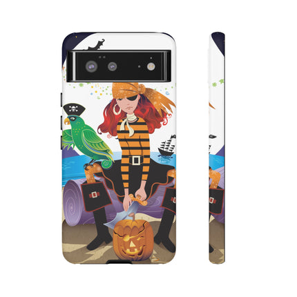 Moonlit Pirate Halloween Phone Cases
