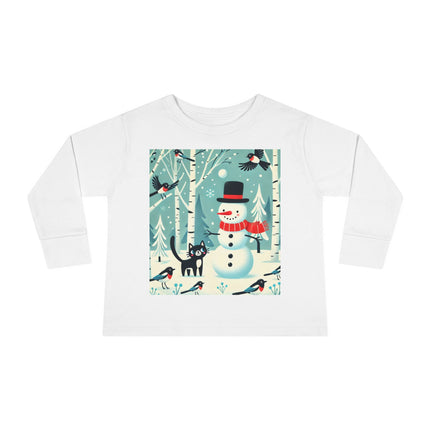 Frosty Forest Friends Toddler Long Sleeve Tee