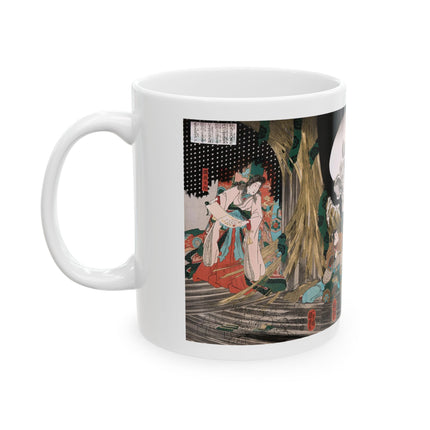 Mitsukuni Defying the Skeleton Spectre by Utagawa Kuniyoshi Ceramic Mug (11oz, 15oz)