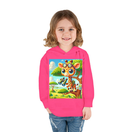 Giraffe Lookout Toddler Pullover Fleece Hoodie