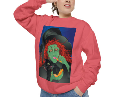 Mirror, Mirror A Witch's Touch Unisex Garment-Dyed Sweatshirt