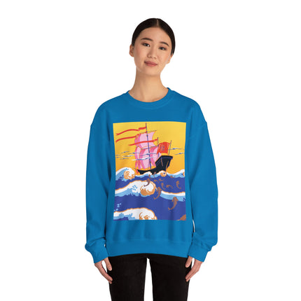 Golden Seas and Whimsical Dreams Heavy Blend™ Crewneck Sweatshirt