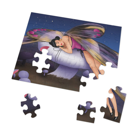 Slumbering Fairy on the Mushroom Jigsaw Puzzle (30, 110, 252-Piece)