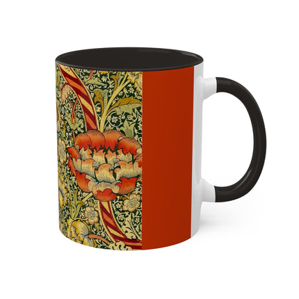 Chintz the Wandle Design by William Morris Colorful Mugs, 11oz