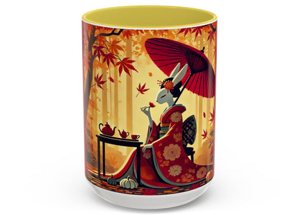 Theatrical Harvest Rabbit Colorful Mugs (11oz, 15oz)