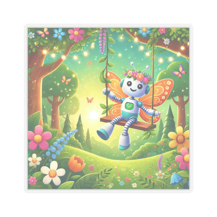 Robot Fairy Kiss-Cut Stickers (4 Sizes)