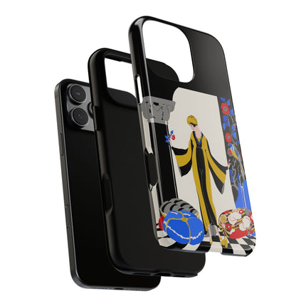 Art Deco Flapper in Yellow Robe Phone Case – Elegant Glamour & Exotic Charm