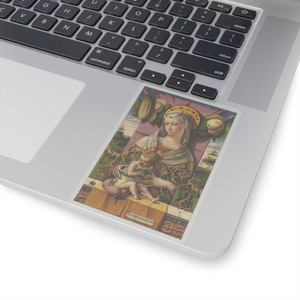 Madonna and Child by Carlo Crivelli Kiss-Cut Stickers (4 Sizes)