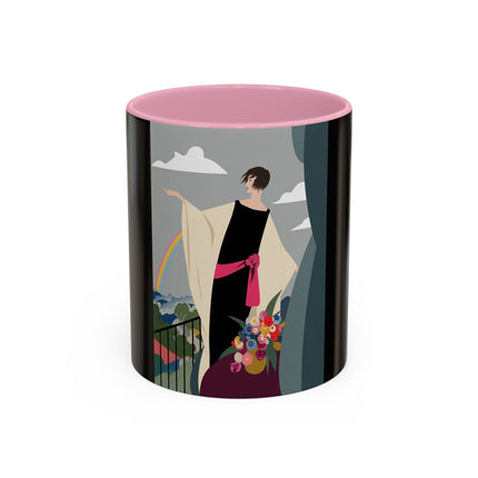 Rainbow Reverie Colorful Mugs – Elegant Renewal & Serene Beauty