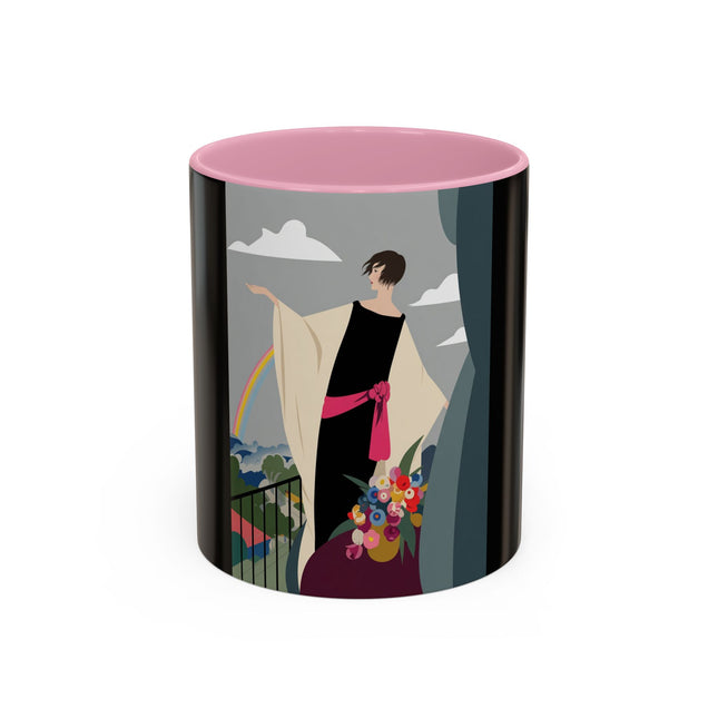 Rainbow Reverie Colorful Mugs – Elegant Renewal & Serene Beauty