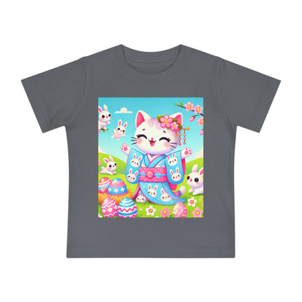 Springtime Kitten’s Easter Joy Baby Short Sleeve T-Shirt