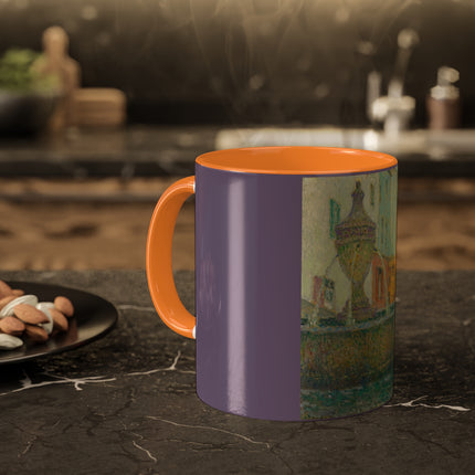 La Fontaine, Saint-Paul De Vence by Henri Le Sidaner Colorful Mug