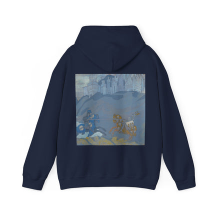 The Duel by Nicholas Roerich Unisex Heavy Blend™ Hooded Sweatshirt