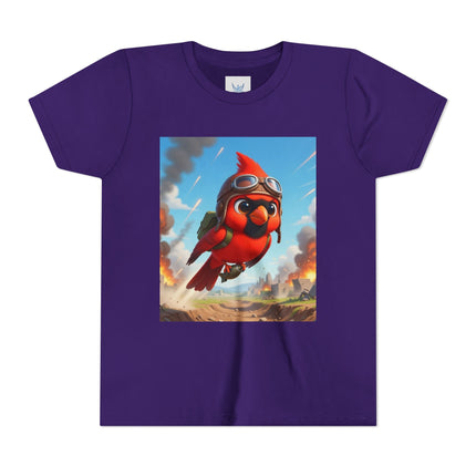 Cardinal Dive Bomber Youth Short Sleeve Tee