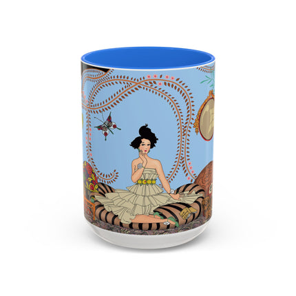 Minuit … ou l’appartement à la mode by George Barbier Colorful Mugs (11oz, 15oz)