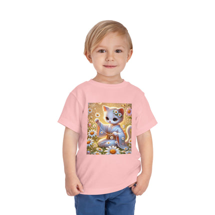 Daisy Chain Whimsy Toddler Short Sleeve Tee