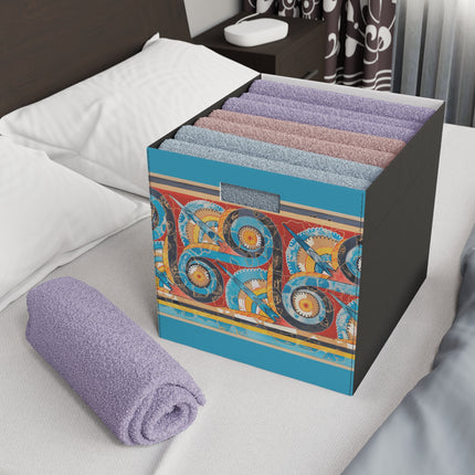 Reproduction of S-Spiral Frieze by Emile Gilliéron Felt Storage Box