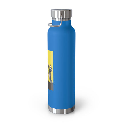 A Moment of Elegance: A Passionate Embrace Amidst Golden Splendor Copper Vacuum Insulated Bottle, 22oz