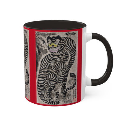 Talismanic Tiger Colorful Mugs, 11oz