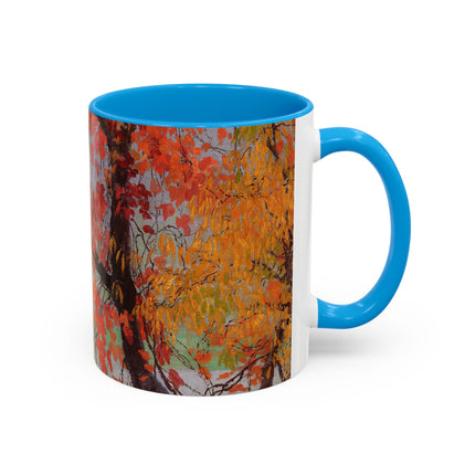 Autumn leaves by Edward Okuń Colorful Mugs (11oz, 15oz)