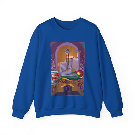 February & Amethyst (from the Gem Series) by Sofia Chiostri Heavy Blend™ Crewneck Sweatshirt