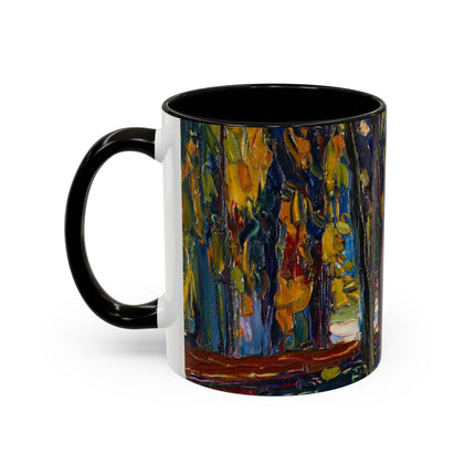 In the Park of St. Cloud by Wassily Kandinsky Colorful Mugs (11oz, 15oz)