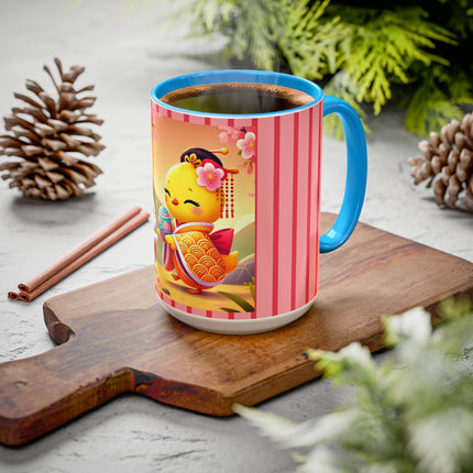 Whimsical Springtime Exchange Colorful Mugs (11oz, 15oz)