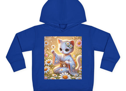 Daisy Chain Whimsy Toddler Pullover Fleece Hoodie