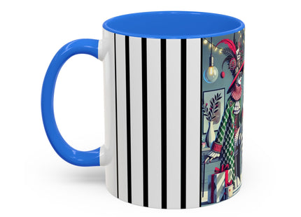 Whimsical Christmas Tea Party Colorful Mugs (11oz, 15oz)