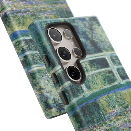 Water Lilies and Japanese Bridge by Claude Monet Phone Cases