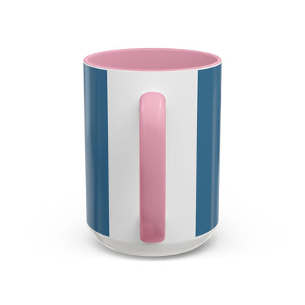 ❤️❄️ The Winter Heart Messenger Colorful Mug – Art Deco Snow Garden Fantasy