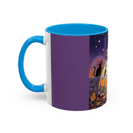 🎃🌙 The Pumpkin Moon Dress Colorful Mug – Whimsical Halloween Fashion