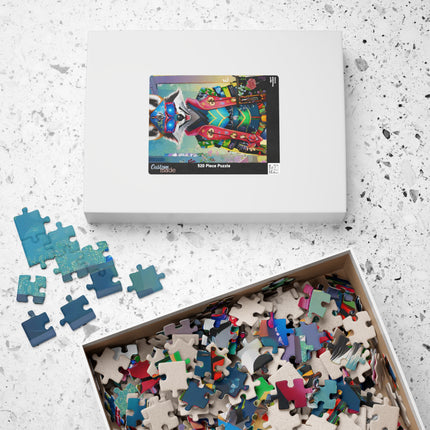 Cyber Hyena Puzzle (110, 252, 520, 1014-piece)